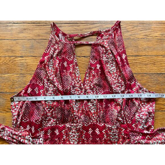 MARC by MARC JACOBS Red Snakeskin Dress sz M - Picture 13 of 15